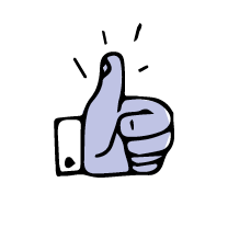 Icoontje duimpje omhoog