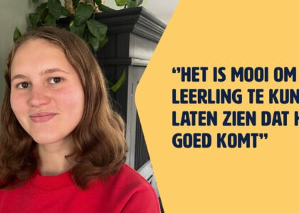 Afbeelding voor ”Het is mooi om een leerling te kunnen laten zien dat het goed komt”