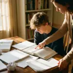 ouder-helpt-tiener-huiswerk-studie-tafel.jpg