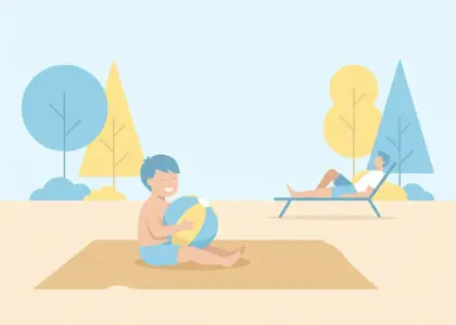 kind-strandhanddoek-zomertuin-minimalistische-illustratie.jpg