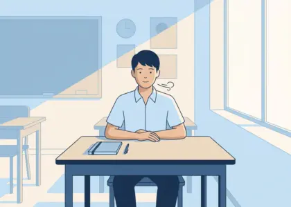 Afbeelding voor Faalangst en spanning verminderen bij de start van het schooljaar
